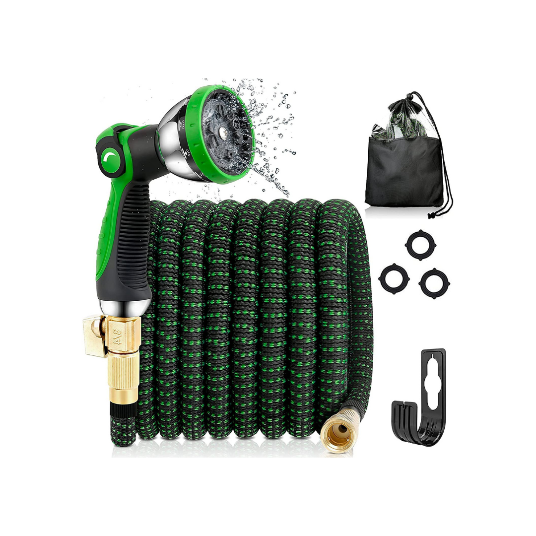 Embrace effortless watering with our 50ft expandable garden hose